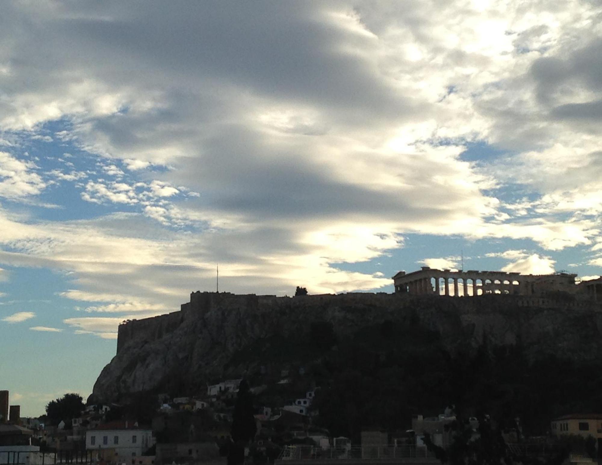 Ferienwohnung Acropolis Eye Loft Athen Exterior foto