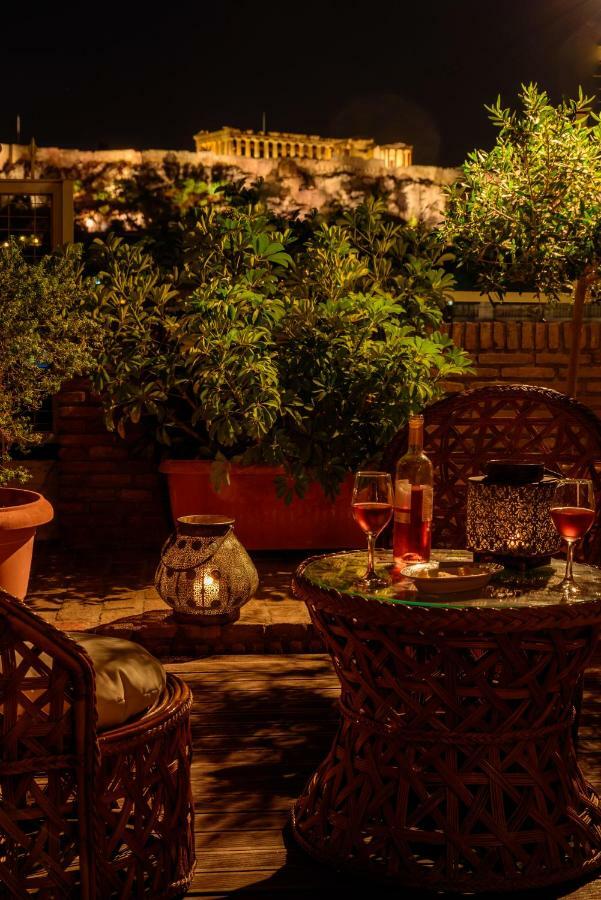Ferienwohnung Acropolis Eye Loft Athen Exterior foto