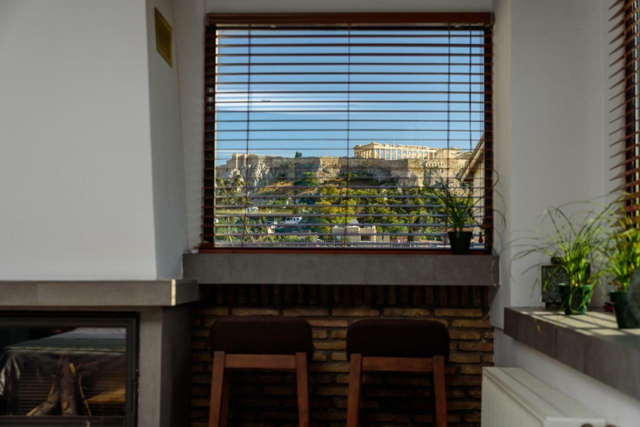 Ferienwohnung Acropolis Eye Loft Athen Exterior foto