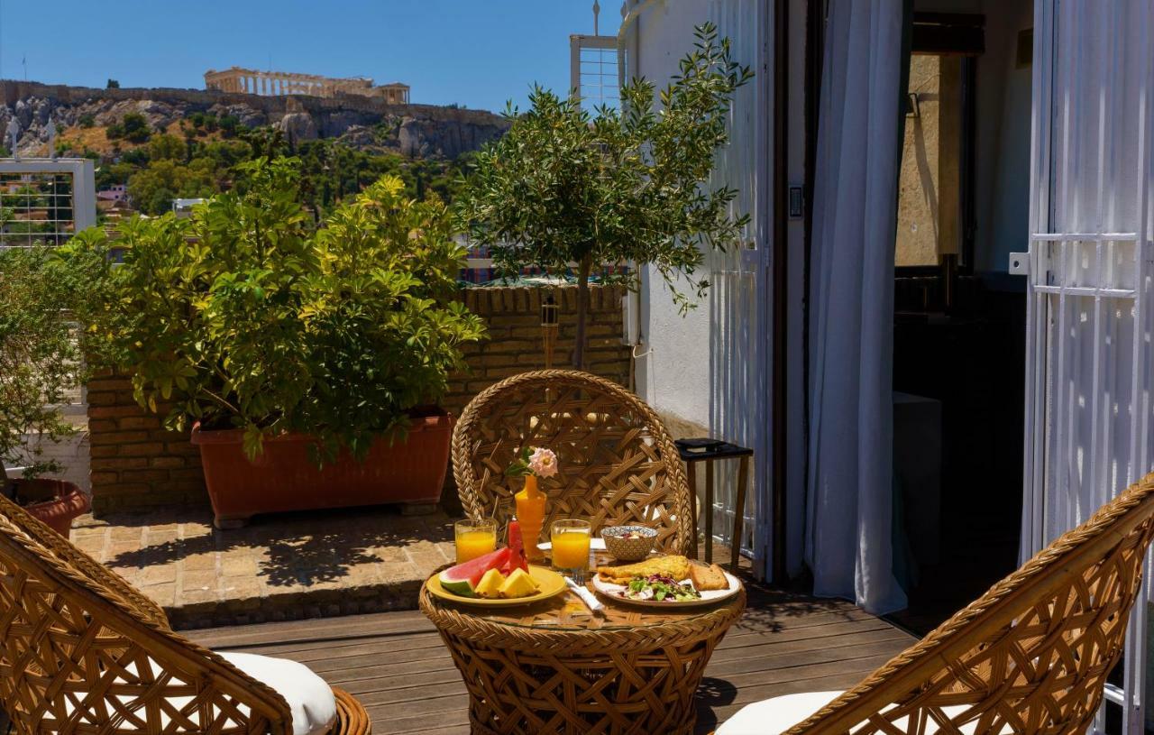 Ferienwohnung Acropolis Eye Loft Athen Exterior foto